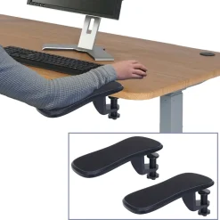 2er-Set Armauflage -N75, für Schreibtisch Arm-/Handgelenkstütze Handgelenkauflage Ablage ergonomisch verstellbar ^ MCW Best