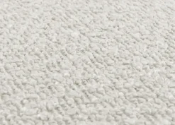 2er-Set Esszimmerstuhl Littau, Stuhl Küchenstuhl Hochlehner, Stoff/Textil Bouclé Holz ~ creme, naturfarbene Beine ^ MCW Best