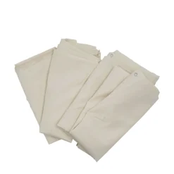 4er-Set Seitenwand für Pergola Calpe, Ersatzseitenwand Pavillon 4x3m, Polyester ~ creme ^ MCW Hot