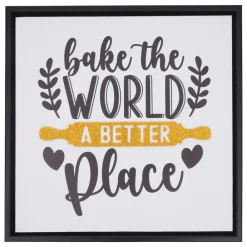 4er-Set Wandbild -N96, Wanddekoration Bilderrahmen Sprüche Sweet Home Welcome World Family, Holz Leinwand 30x30cm ^ MCW Online