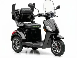 ECONELO E-Seniorenmobil Denia, Lithium-Akku, 3-Rad, 1000 Watt, Schwarz Hot