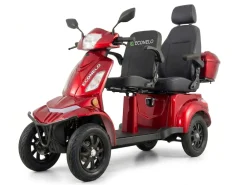 Prestige Home E-Seniorenmobil Vista Quarter-1L, Blei-Akku, 4-Rad, 60V, 1000 Watt, Komfort-Sitz, Rot New