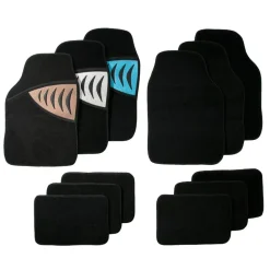 Autofußmatte | Silverstone | 4teiliges Set | Schwarz ^ etm New