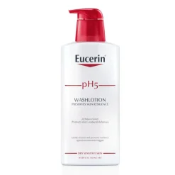 pH5 Waschlotion mit Pumpe für Körper und Gesicht, 400ml Lotion ^ Eucerin Hot
