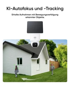 ANKER eufy Cam Solo E30 mit Solarpanel Außenkamera (Überwachungskamera, WLAN, steuerbar über App, kompatibel mit HomeBase S380) Online