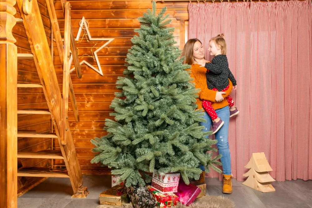 EVERGREEN Weihnachtsbaum Vermont Fichte 180 cm Hot