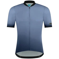 Shimano EVOVE Avventura hort eeve Jerey, Indigo Bue