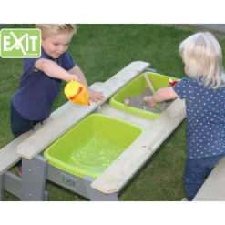 Aksent Sand,- Wasser- und Picknicktisch (2 Bänke) ^ Exit