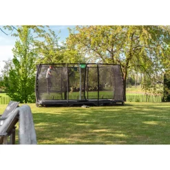 Allure Classic Bodentrampolin 214x366cm - grün ^ Exit Hot