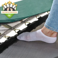 Allure Classic Bodentrampolin 214x366cm - grün ^ Exit Hot