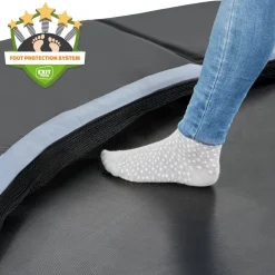 EXIT Dynamic ebenerdiges sports Trampolin ø366cm - schwarz ^ Exit Toys Hot