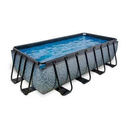 Frame Pool 400x200x100cm mit Filterpumpe, versch. Ausführungen ^ Exit Best