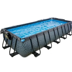 Frame Pool 540x250x100cm mit Sandfilterpumpe und Abdeckung, versch. Ausführungen ^ Exit Best