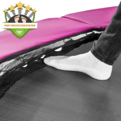 Silhouette Ground + Sicherheitsnetz Rechteckig 153x214 (5x7ft) Rosa ^ Exit Sale