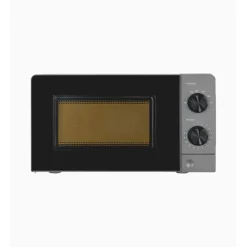 MW950-70 grau Mikrowelle (20 Liter, 700 Watt max. Mikrowellenleistung, lackierter Garraum, 6 Leistungsstufen inkl. Auftaufunktion, Drehteller 24,5 cm Ø, mechanische Zeitschaltuhr, Innenbeleuchtung, Grau/Schwarz) ^ Exquisit Sale