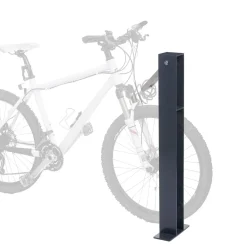 Fahrradbügel -G20, Fahrradständer Anlehnbügel, verzinkter Stahl Outdoor-pulverbeschichtet 96x24x10cm ~ anthrazit ^ MCW Sale