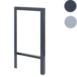 Fahrradbügel -J74 Fahrradständer Anlehnbügel, verzinkter Karbonstahl Outdoor-pulverbeschichtet 115x60x6cm ~ anthrazit ^ MCW Clearance