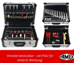 Famex 420-18 Profi Werkzeugkoffer mit Werkzeug Set und Steckschlüsselsatz Online
