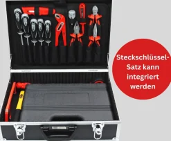 744-47 Werkzeugkoffer bestückt mit Werkzeugset ^ Famex Hot