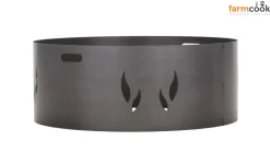 Feuerschale Feuerschalen Aufsetzer Flammenmotiv Ø 69 CM ^ FarmCook Sale