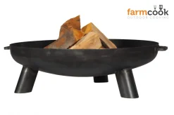 FarmCook Feuerstelle Feuerschale Pan 37 Ø 70 cm unlackiert Hot