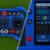 Ferngesteuerter Motor-Rasenmäher CW-500 Plus Blau Böschungsmäher ^ FM-Solar New