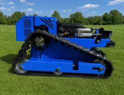 Ferngesteuerter Motor-Rasenmäher CW-500 Plus Blau Böschungsmäher ^ FM-Solar New