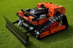 FM-Solar Ferngesteuerter Motor-Rasenmäher CW-500 Plus Orange Böschungsmäher mit Schneepflug Online