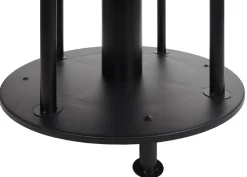 MCW Feuerschale mit Grill -K95, Feuerstelle Grill BBQ, Grillplatte Ablagefläche, Stahl Edelstahl Emaille Ø 56cm schwarz Best