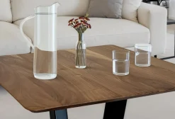 Couchtisch quadratisch 60 cm Akazie Massivholz Moderner Wohnzimmertisch ^ Finebuy Sale