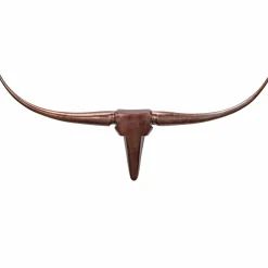 Finebuy Deko Geweih Bull M Aluminium Design Hörner 100cm Wanddekoration Bronze Outlet