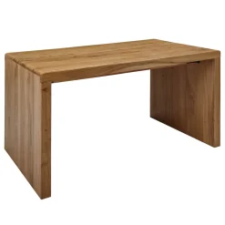 Schreibtisch 160 x 80 x 76 cm Akazie Massiv Bürotisch Büromöbel ^ Finebuy New
