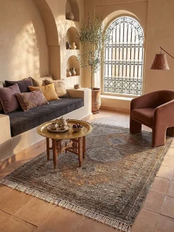 Flachgewebe-Teppich Orient 140 x 200 cm - BERMEO | ^ KADIMA DESIGN Sale