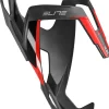 Elite Flaschenhalter Vico Carbon, Schwarz/Rot