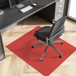 Bodenschutzmatte mit abgeschrägter Kante | Kleopatra | Rot ^ floordirekt Sale