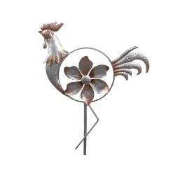 formano Gartenstecker LANDHAUS Hahn mit Windrad Outlet