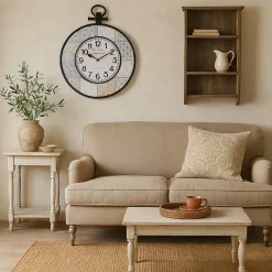 Wanduhr Fliesen gemustert 40 cm ^ formano Online