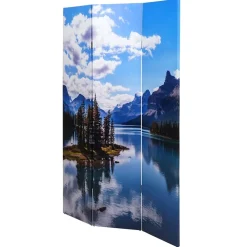 MCW Foto-Paravent -A83, Raumteiler Trennwand Sichtschutz, MVG-zertifiziert ~ 180x121cm See New