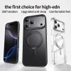 Für Apple iPhone 17 Pro Frosted Ring MagSafe TPU + PC Hülle Schwarz ^ Wigento Hot