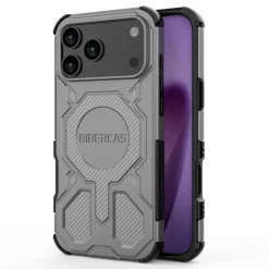 Wigento Für Apple iPhone 17 Pro Max BIBERCAS Color Series MagSafe Hülle Grau Sale