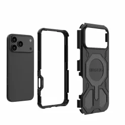 Wigento Für Apple iPhone 17 Pro Max BIBERCAS Color Series MagSafe Hülle Grau Sale