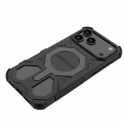 Wigento Für Apple iPhone 17 Pro Max BIBERCAS Series MagSafe Hülle Schwarz Clearance