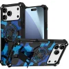 Wigento Für Apple iPhone 17 Pro Max Camouflage MagSafe Ring Kickstand Hülle