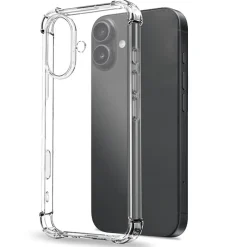 Wigento Für Apple iPhone 17 Schock TPU Schutz Hülle Handy Cover Transparent
