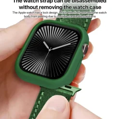 Wigento Für Apple Watch Series 10 46mm Candy Design TPU Gehäuse Hülle Grün Discount