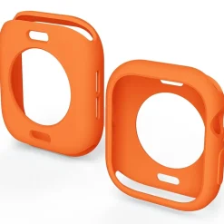 Wigento Für Apple Watch Series 11 / 10 42mm Candy TPU Gehäuse Hülle Orange