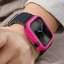 Für Apple Watch Series 11 10 42mm Candy Design TPU Gehäuse Hülle Pink ^ Wigento Discount