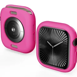 Für Apple Watch Series 11 10 42mm Candy Design TPU Gehäuse Hülle Pink ^ Wigento Discount