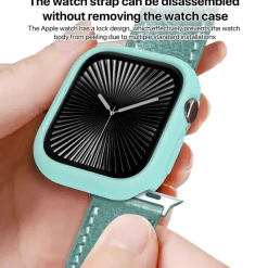 Für Apple Watch Series 11 / 10 42mm Candy TPU Gehäuse Hülle Türkis ^ Wigento Outlet