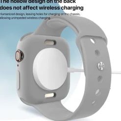 Für Apple Watch Series 11 / 10 42mm Candy TPU Gehäuse Hülle Grau ^ Wigento Outlet